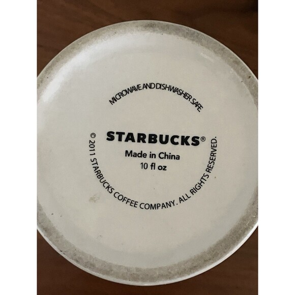 Starbucks Coffee Mug Christmas Trees Holiday 2011 10 Oz - Picture 7 of 7